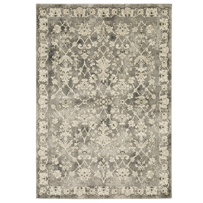 Tapis oriental gris / beige Caryll