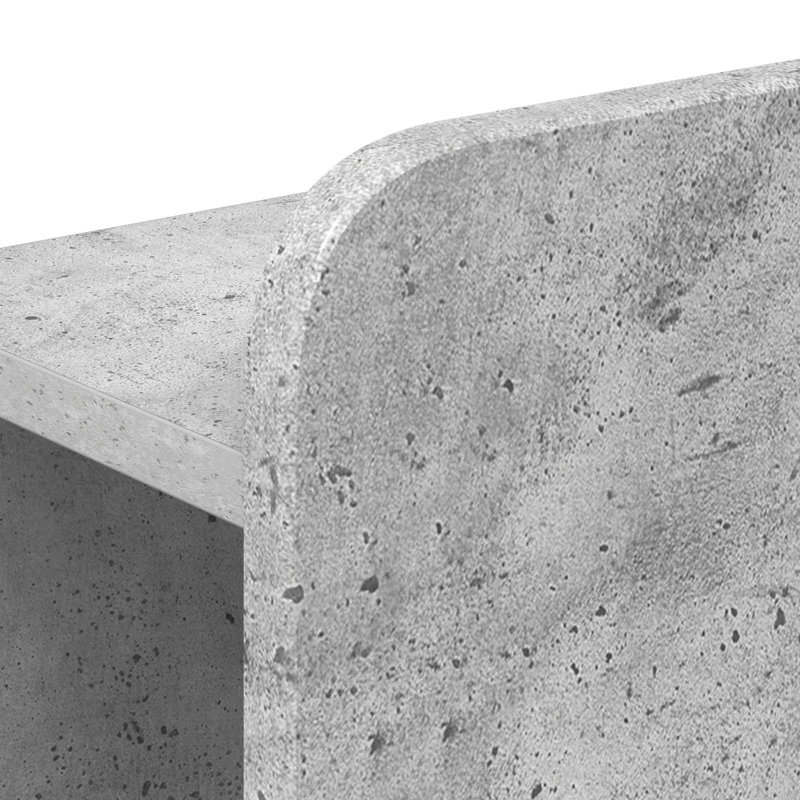 Headboard, European Toddler (80 x 160 cm), Concrete Grey
