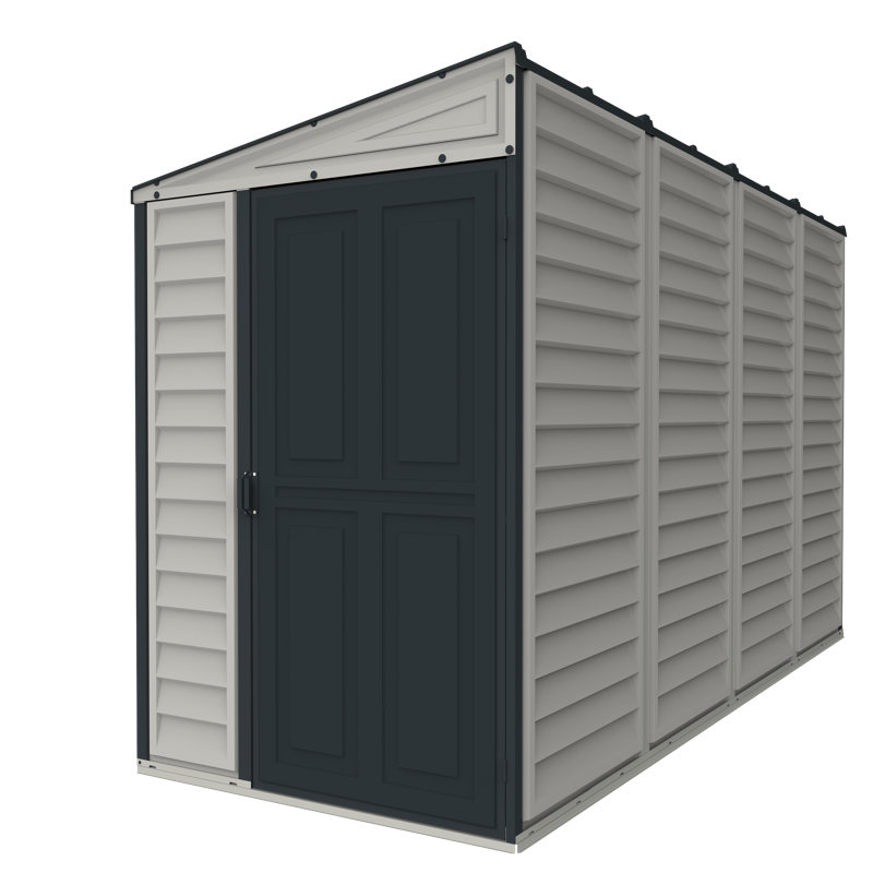 4 ft. W x 10 ft. D Plastic Storage Shed