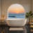 StonePure 61"×30" Freestanding Solid Surface Stone Bathtub, Deep Soaking Tub With Overflow, Pop-up Drain-118445571