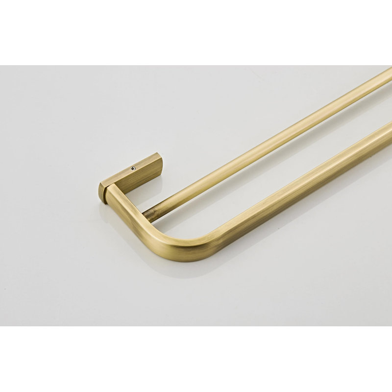 Wall Towel Rack, Brushed Bronze