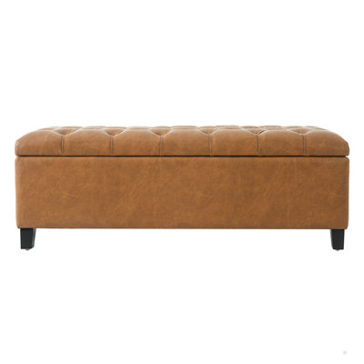 51.18-inch Upholstered Bench with Storage,Entryway Bench Bedroom Bench
