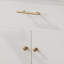 Meuble-lavabo 31 po avec lavabo, armoire de salle de bain avec portes à fermeture en douceur et tablette réglable, conception à profil courbé, pieds en bois d'hévéa, blanc-1827352969