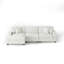 Canapé modulaire rembourré 3 pièces en chenille blanc cassé avec accoudoirs et coussins décoratifs-1110111472-1110111475