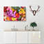 Colourful Autumn Leaves - Wrapped Canvas Painting-56654771