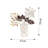 Hand-Painted Decorative Metal Wall Accessory, 18.5 x 21.7 inches | 100% Metal Construction, Thickness: 0.06 inches | Unique Color Variations, Easy Wall Mounting | Perfect for Home Décor and Art Enthusiasts