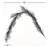 72" Black Glitter Artificial Garland Twig Branches, Halloween Decorative Faux Coral Branches for Vase, Party & Home Decoration