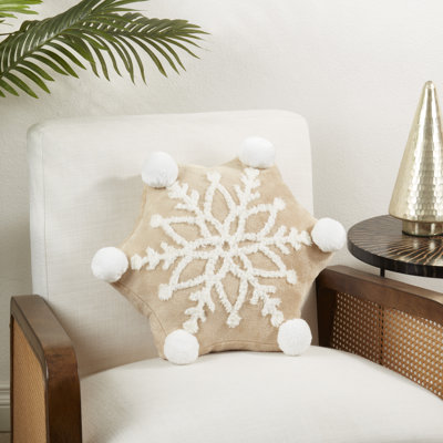 Coussin Frosty Flurry Snowflake