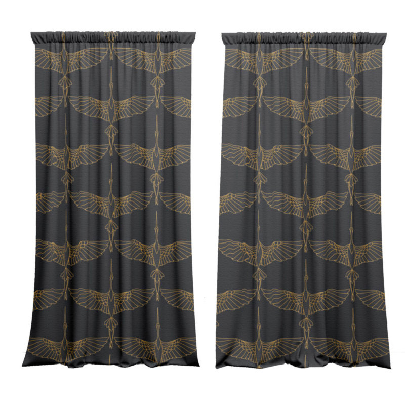 Didzis Velvet Blackout Curtain Panel Pair, 148cm x 350cm