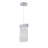 13'' Modern LED Pendant Light with Pewter Finish For Kitchen, Dining Room, Entryway – Integrated LED, No Bulb Required-121209184-121209185