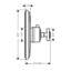 Montreaux Thermostatic Faucet Trim with Cross Handle-9945256