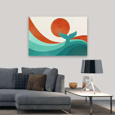 Vague (jour) - enfants, baleines, art