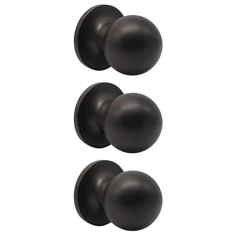 2.1'' Diameter Single Dummy Round Knob, Oil Rubbed Bronze