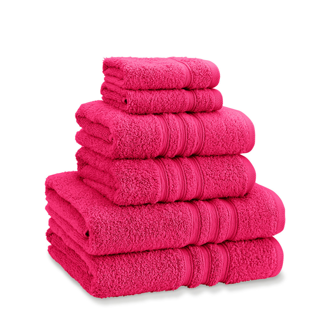 Zero Twist Cotton 6 Piece Towel Bale Set