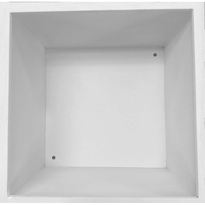 Isabelle Metal Planter Box, 32" H x 14" W x 14" D