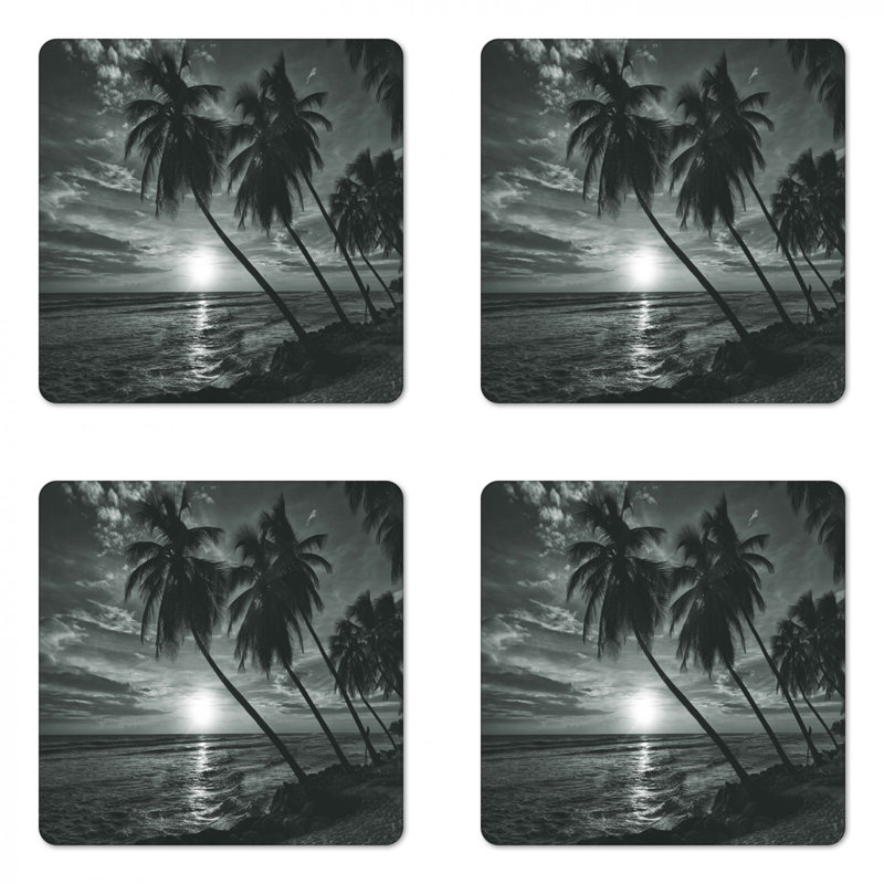Square 4 Piece Coaster Set