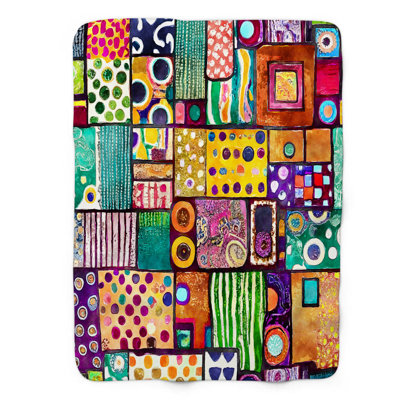 Colorful Fabric - 1 Piece Blanket