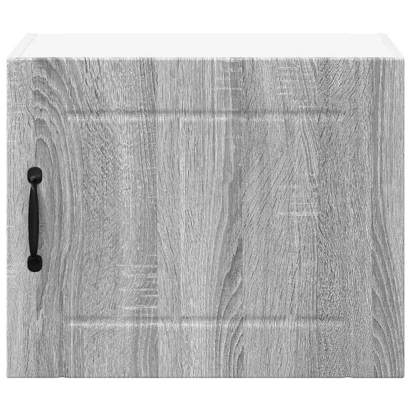 Vidaxl Kitchen Cabinet Black 40 X 31 X 40 Cm Engineered Wood, 40cm H x 50cm W x 31cm D, Grey Sonoma