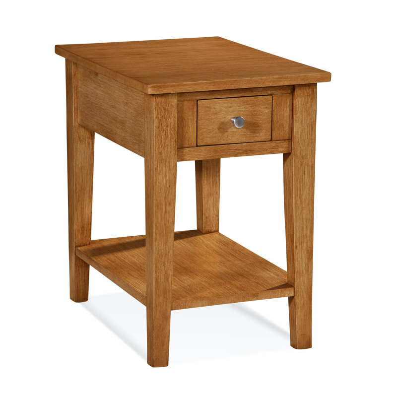 East Hampton Solid Wood End Table, Havana