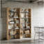 Tablettes modernes, bibliothèque spacieuse, bibliothèque à 5 niveaux
