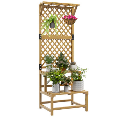 Britten Wood Weather Resistant Plant Stand