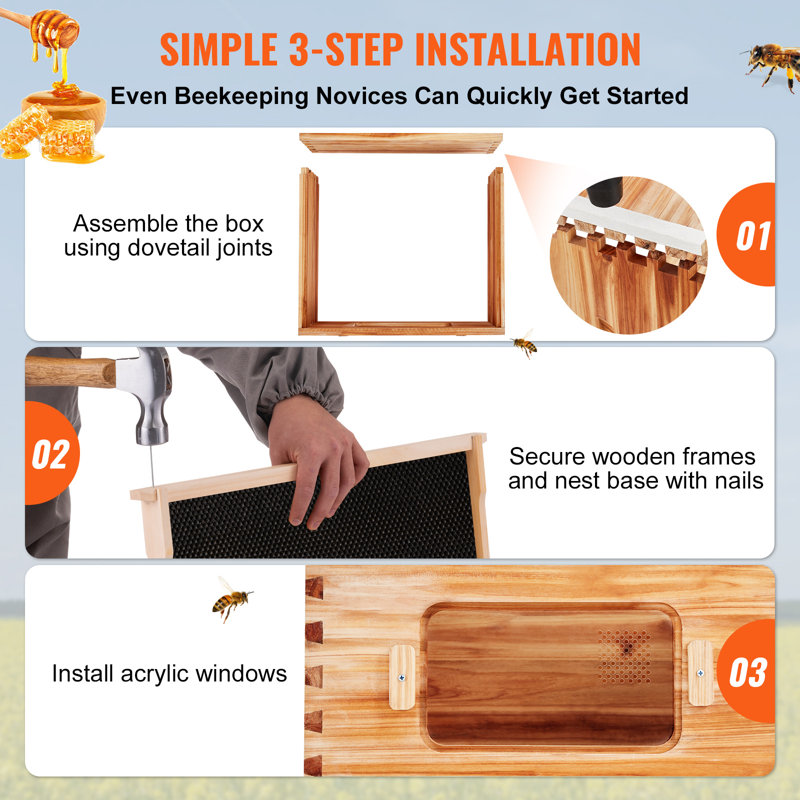 Ensemble de démarrage 20 ruches Syrette Bee Hive
