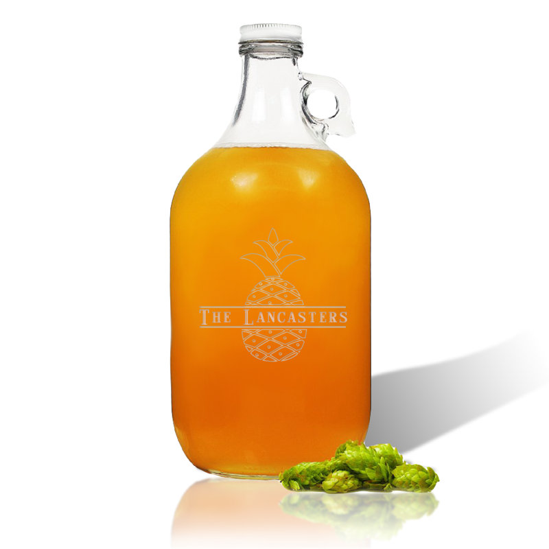 Cruche 64 oz à l’ananas personnalisé