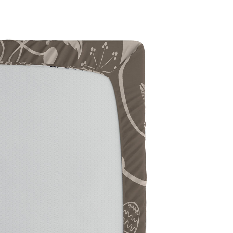 Microfiber Paisley Fitted Sheet, Full Fitted Sheet