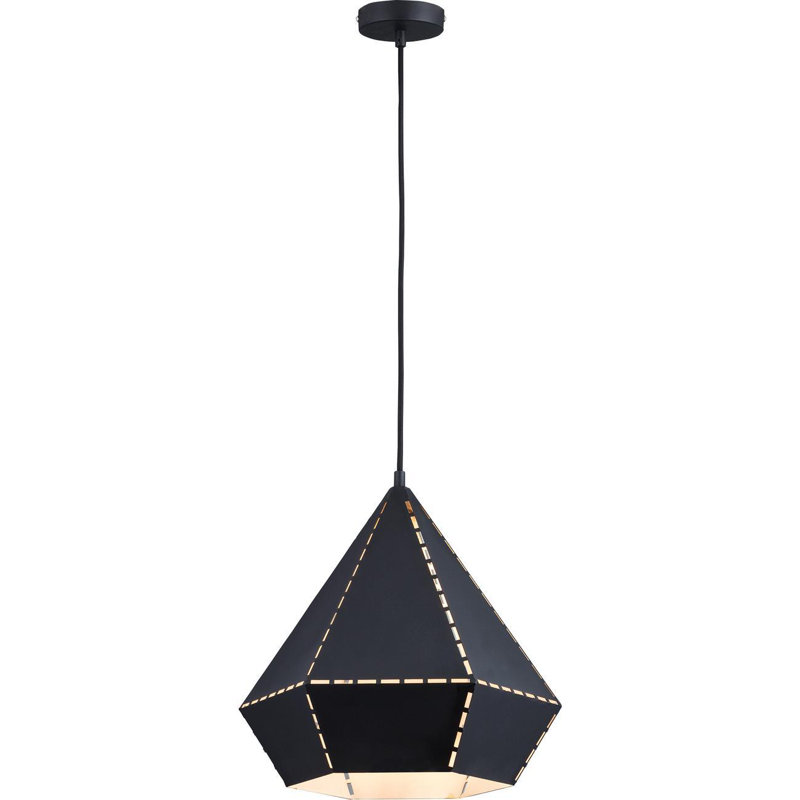 Ramsgate 1 - Light Black Geometric Pendant