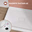 48" X 36" Double Threshold Shower Pan Base In White With Centre Drain Assembly & Drain Cover Included