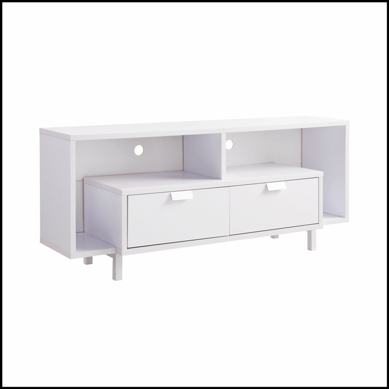 Modern 60 Inch TV Stand with Spacious Shelves and Drawers for Organized Entertainment Setup
