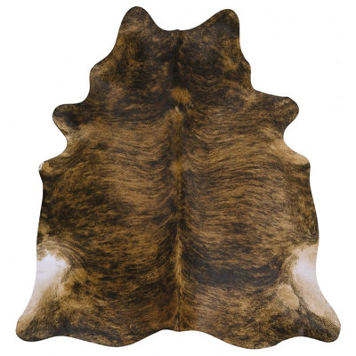 Tapis en cuir de vache Haden Brindle - Tapis en cuir véritable