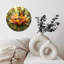 Horloge fleur papillon