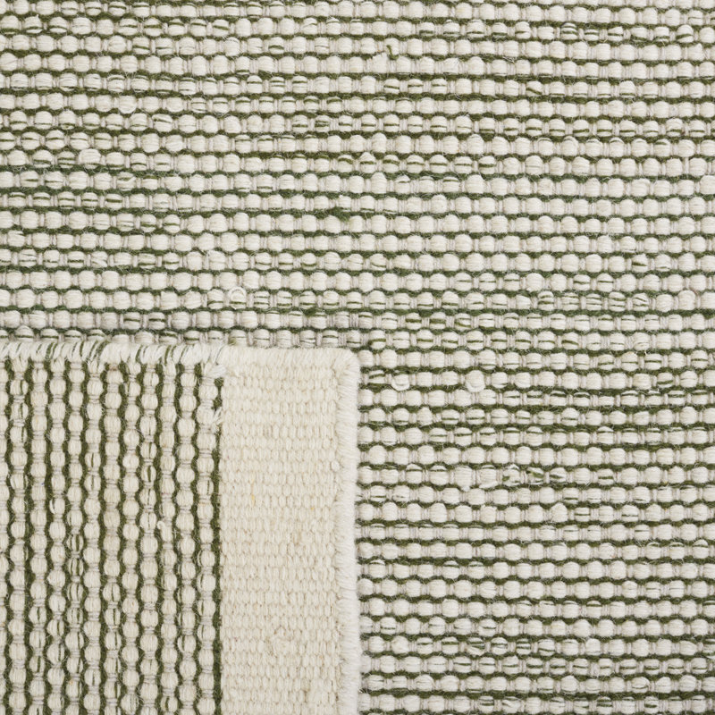 Tapis Natura 776 vert / ivoire, Rectangle de 5 pi x 8 pi