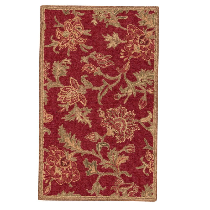 Hand Knotted Floral Area Rug