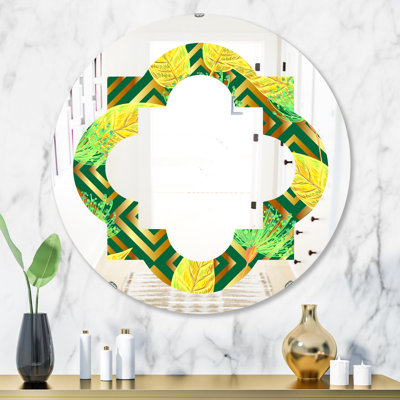 Whirl Circular II Eclectic Wall Mirror