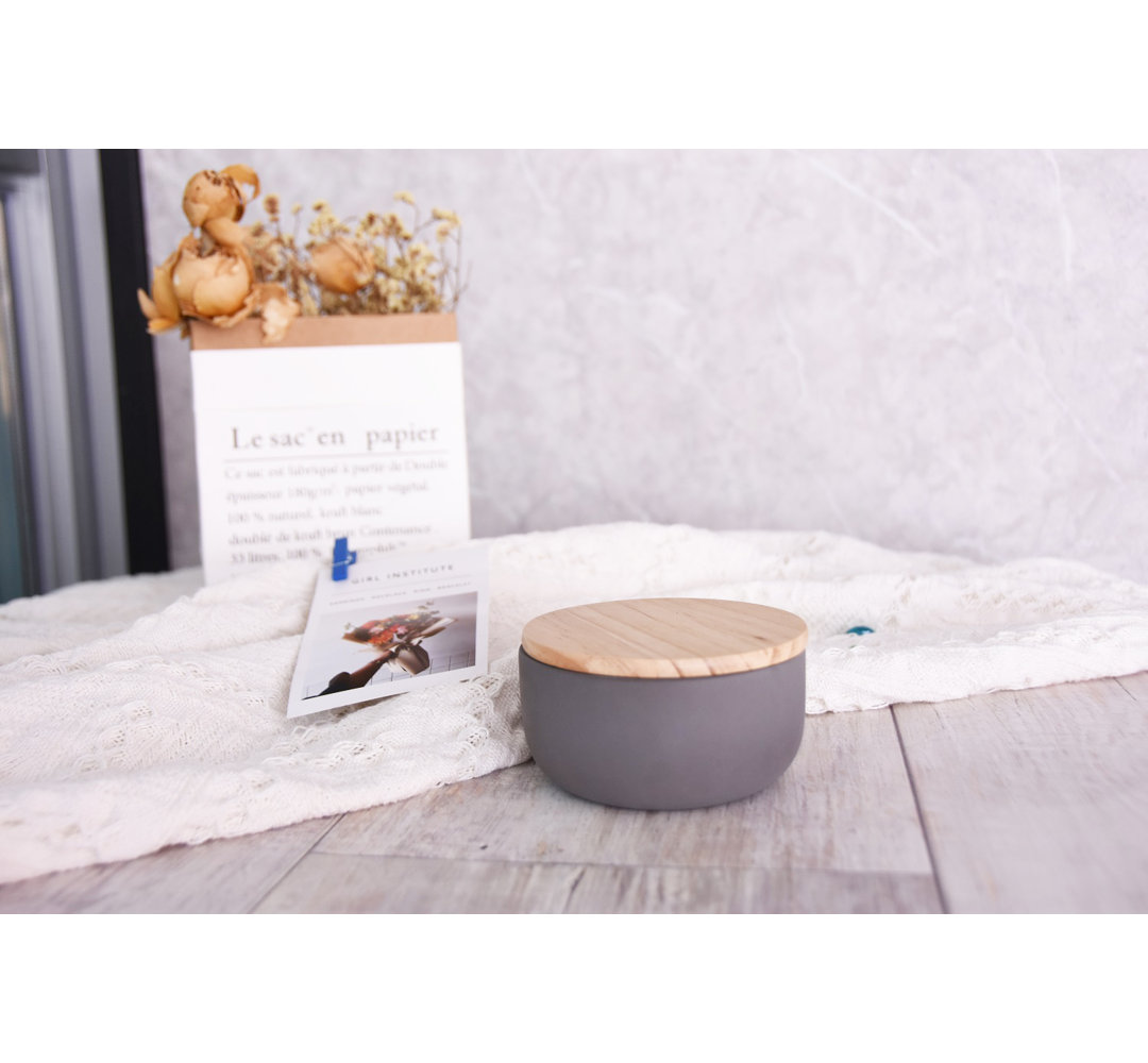 Tito Stoneware Jar Orren Ellis