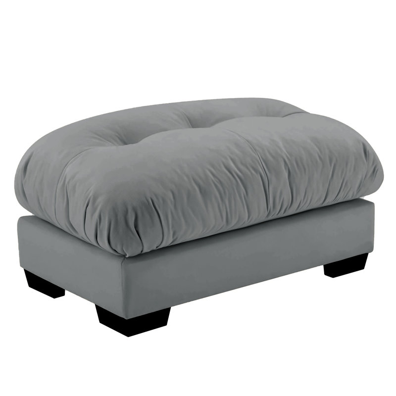 Milano Ottoman - Gray, Gray
