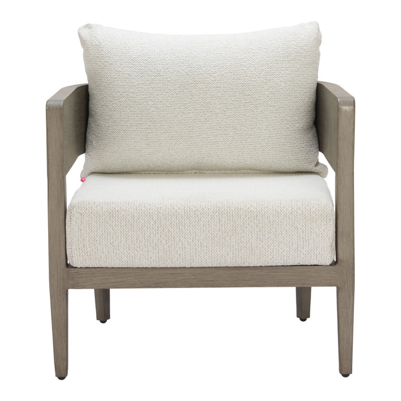  Fauteuil rembourré beige