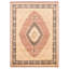 Tapis de zone en laine rouge/ivoire 9 pi 2 po x 12 pi 3 po one-of-kind à la main noué la new age 18/20 pako