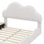Lit plateforme tapissier grand format avec tête de lit arrondie et poche Goncalves-1404445376
