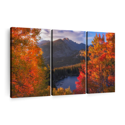«Rocky Mountain Autumn», 3 pièces