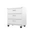 Armoire de garage roulante en blanc-1440785373