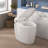 Smart Toilet with Auto Open/Close & Foot Kick Flush, Heated Seat, Warm Wash & Dry, LED Display-129884013