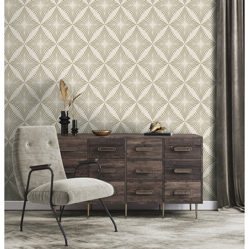 10m x 52cm Wallpaper Roll, Green
