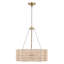 Lustre tambour 20 po Coastal Boho