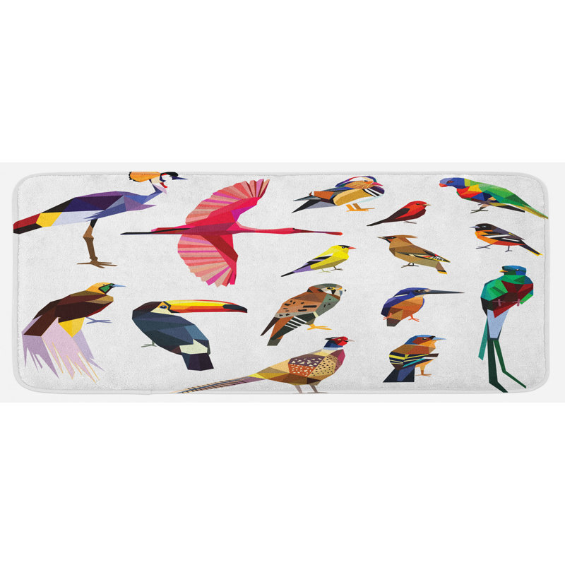 Tapis de cuisine oiseaux