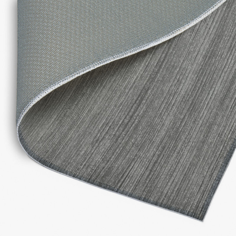 Tapis d'intérieur et extérieur gris uni, Rectangulaire 2 pi x 3 pi