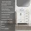 Ensemble de meuble-lavabo simple autoportant 36 po avec 2 poignées entièrement assemblé