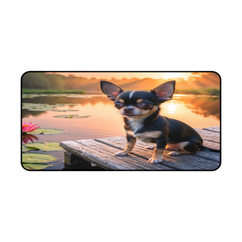 Polyester Desk Pad, 14.4x12.1